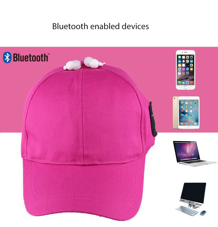 Boné Caixa De Som Bluetooth Ajustável Brinde Presente.