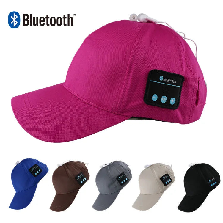 Boné Caixa De Som Bluetooth Ajustável Brinde Presente.